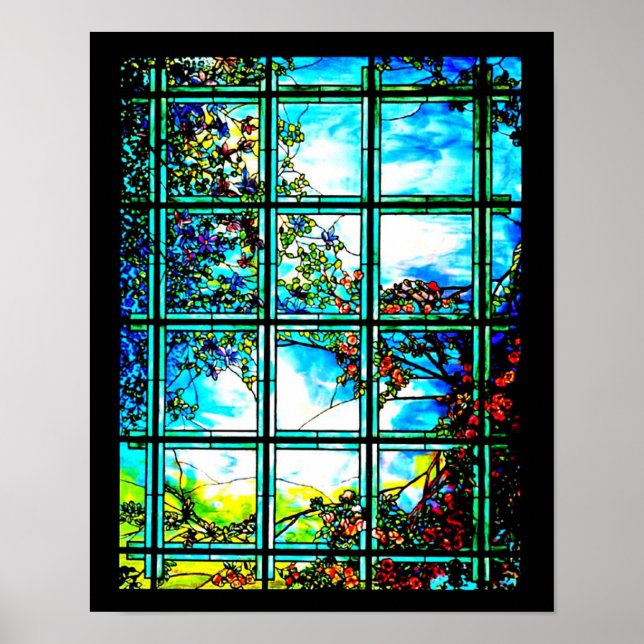 Poster Poster-Vitré-Louis Tiffany 114 (Devant)