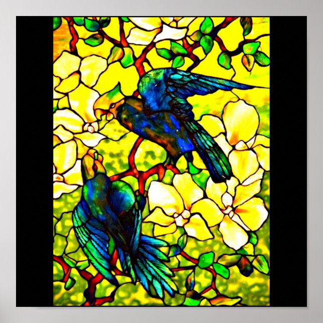 Poster Poster-Vitré-Tiffany 15 (Devant)