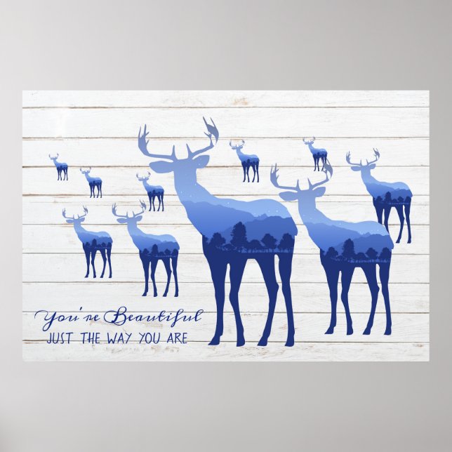 Poster Poster-Vous êtes Belle comme vous êtes (Devant)