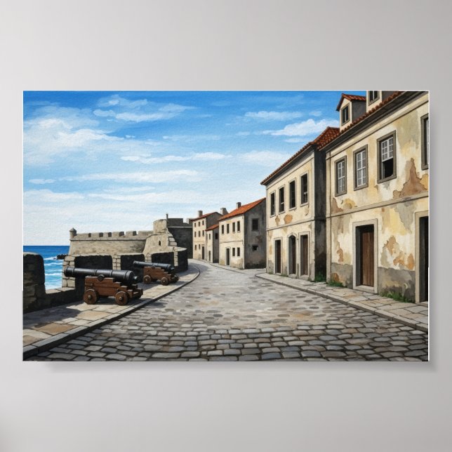 Poster Poster:Where Stone Meets Sea (Devant)