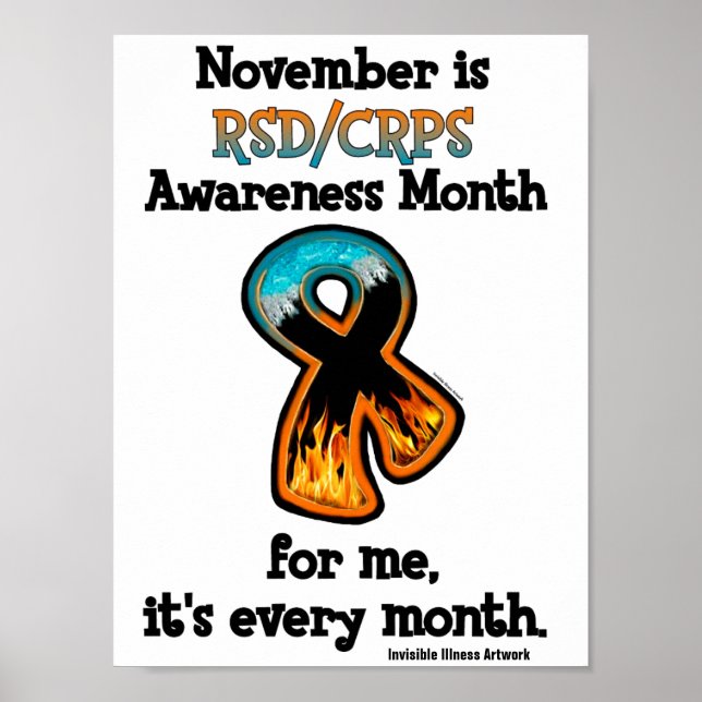 Poster POSTERS...RSD/CRPS - Novembre est boursiers RSD/CR (Devant)