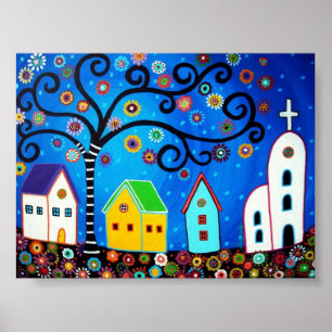 POSTER POSTES DE VILLE MEXICAINS
