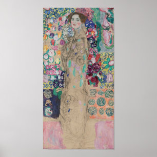 Poster Posthumous Portrait of Ria Munk by Gustav Klimt