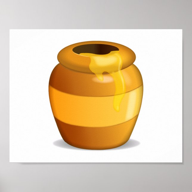 Poster Pot de miel - Emoji (Devant)