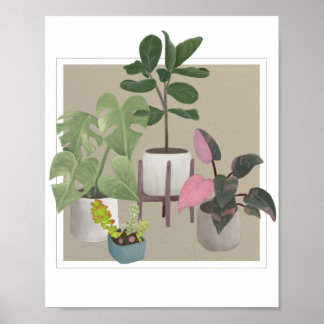 Poster Pot Houseplants
