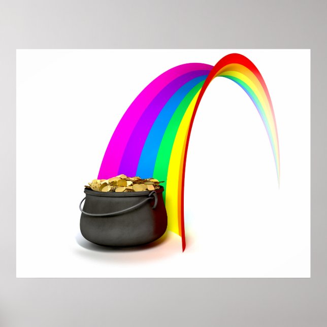 Poster Pot O' Gold À La Fin D'Un Arc En Ciel (Devant)