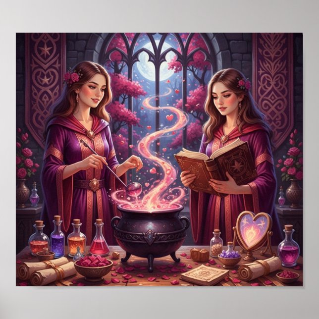 Poster PotionRoseEnchantée (Devant)