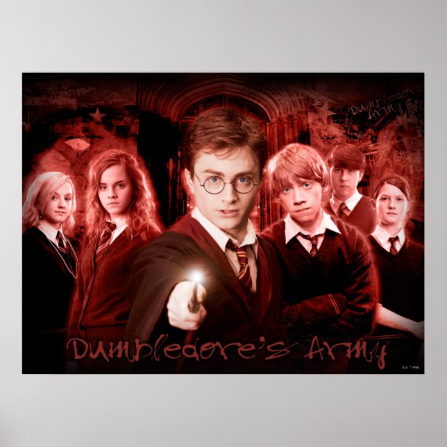 Poster POTTER DE HARRY ET L'ORDRE DU PHOENIX™ Red (Devant)