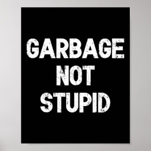 Poster Poubelle Trump 2024 Drôle 45 47 Supporter de Trump