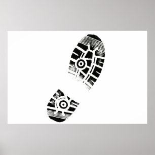 Poster Pouce Imprime Pied Art Chaussure Sole