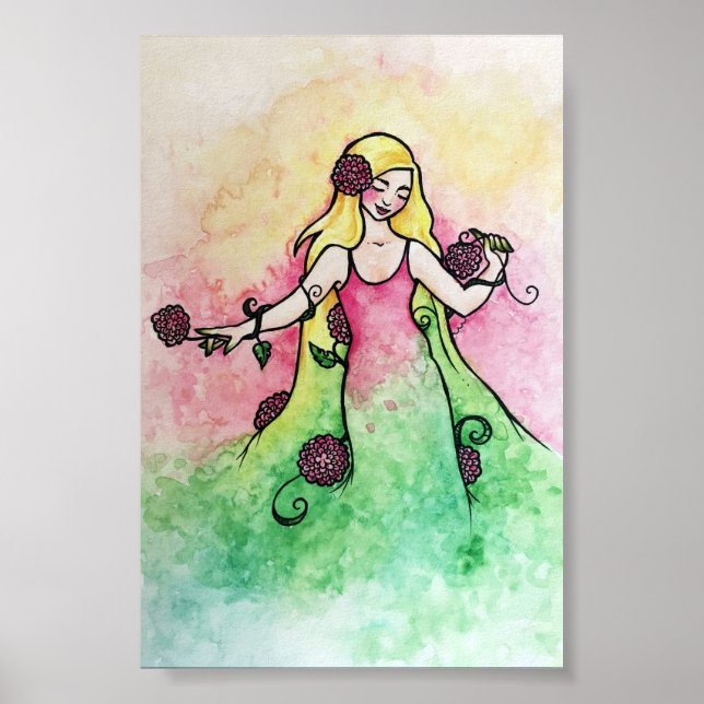 Poster Pouce verte Printemps (Devant)