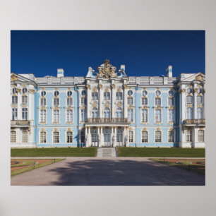 Poster Pouchkine-Tsarskoïe Selo, palais Catherine