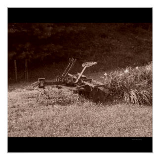 Poster Poudre antique, en Sepia