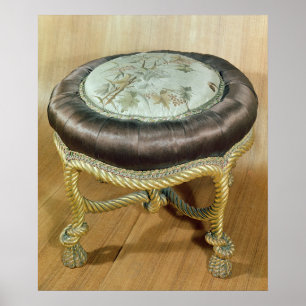 Poster Pouf, style Second Empire