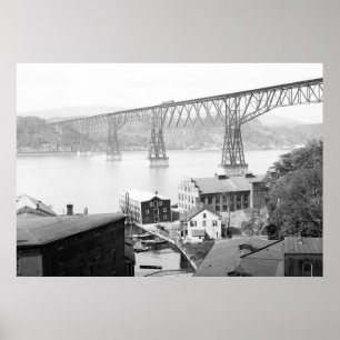 Poster Poughkeepsie Bridge, 1904