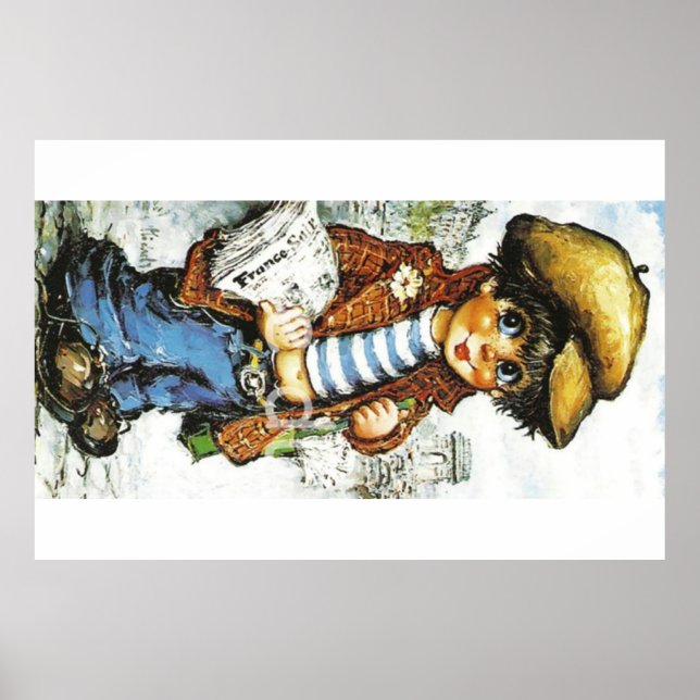 Poster poulbot au journal (Devant)