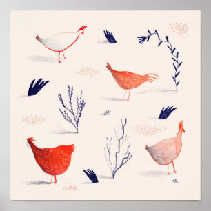 Poster Poulet