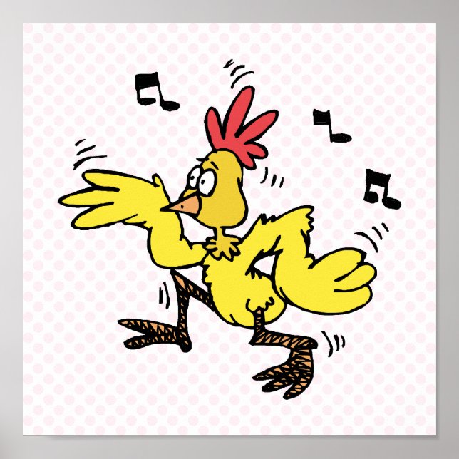 Poster Poulet ChaChaCha (Devant)