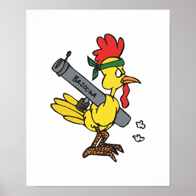Poster poulet combat (Devant)