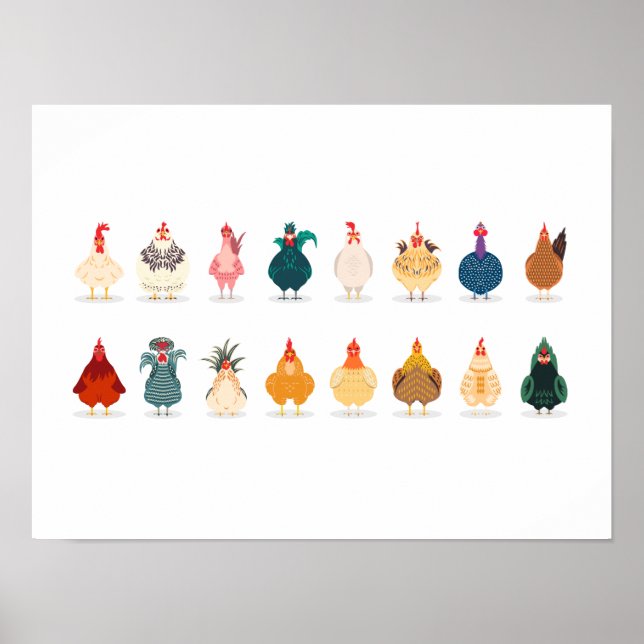 Poster Poulet mou (Devant)