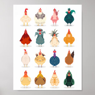 Poster Poulet mou