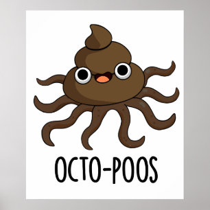 Poster Poulet Octo-Poos Drôle