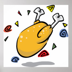 Poster Poulet rôti