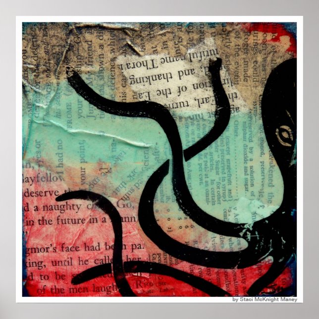 Poster poulpe (Devant)