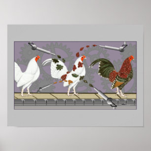 Poster Poultry Painter