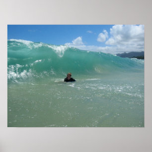 Poster Pounders Beach sur Oahu
