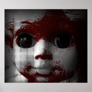 Poster Poupée morte vivante macabre