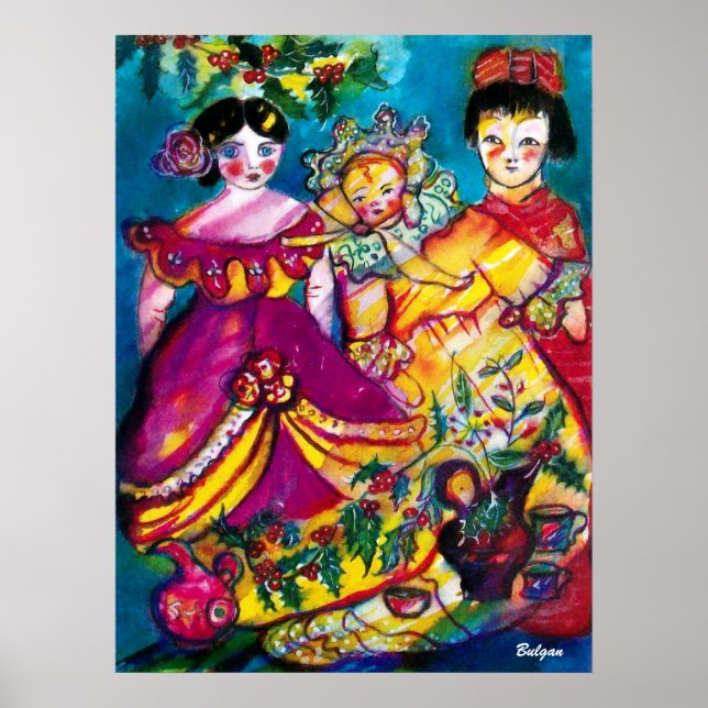 POSTER POUPÉES ANTIQUES MAGNIFIQUES (Devant)