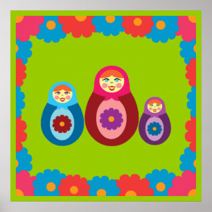 Poster Poupées de Matryoshka