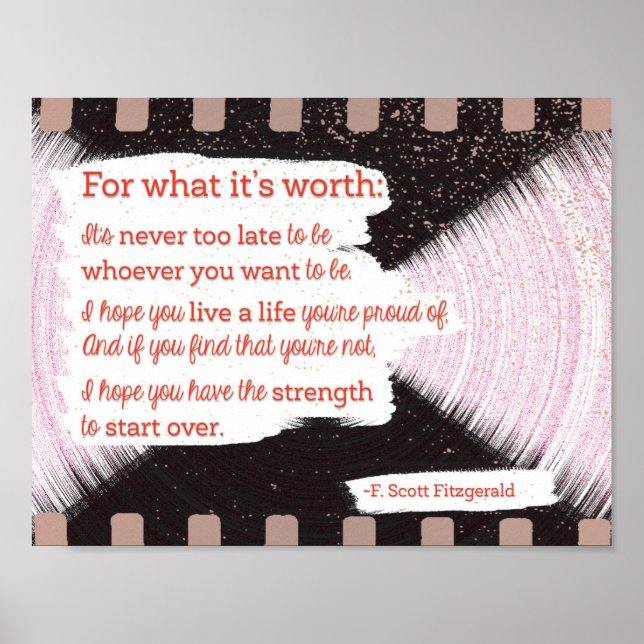 Poster Pour ce que ça vaut (Devant)