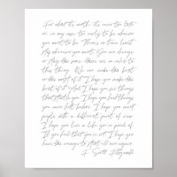 Pour ce que ça vaut...F. Script Scott Fitzgerald