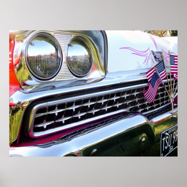 Poster Pour* Galaxie V8 500. (Devant)