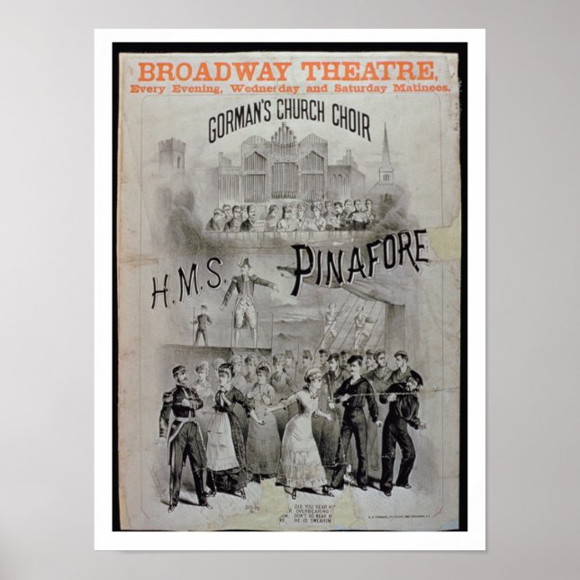 Poster pour 'HMS PinaForts', interprété par le C d (Devant)
