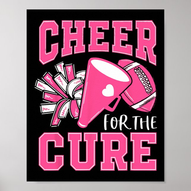 Poster Pour le Pom-pom girl Cure de sensibilisation au ca (Devant)