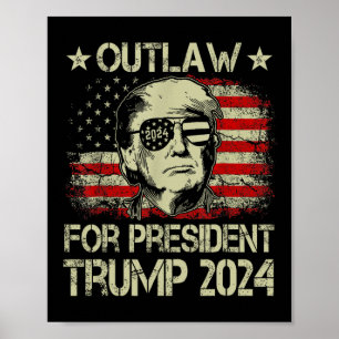 Poster Pour le président Trump 2024