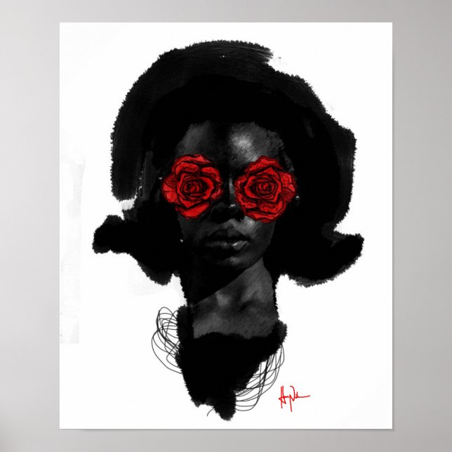 Poster "Pour les filles de couleur Rose" (Devant)