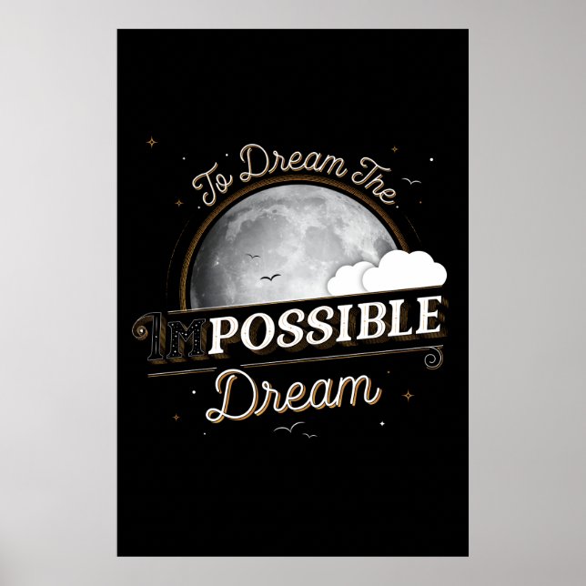 Poster Pour rêver l'affiche de rêve impossible (24x36) (Devant)
