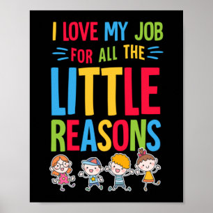 Poster Pour toutes les bonnes raisons École Funny Enseign