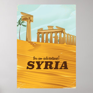 Poster Pour une aventure ! Syrie Temple de Bel
