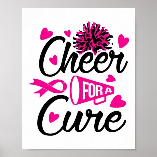Poster Pour Une Sensibilisation Cure Au Cancer Du Sein (Devant)