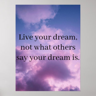 Poster Pourpre coulis ciel v2