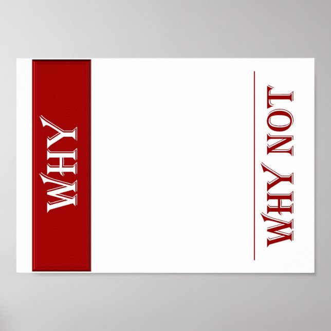 POSTER POURQUOI (Devant)