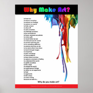 Poster Pourquoi faire de l'art ?