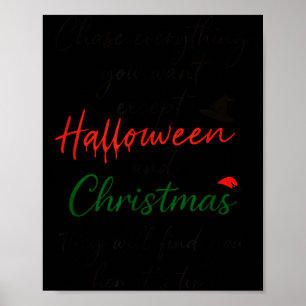 Poster Poursuivez Tout Ce Que Vous Désirez Sauf Halloween