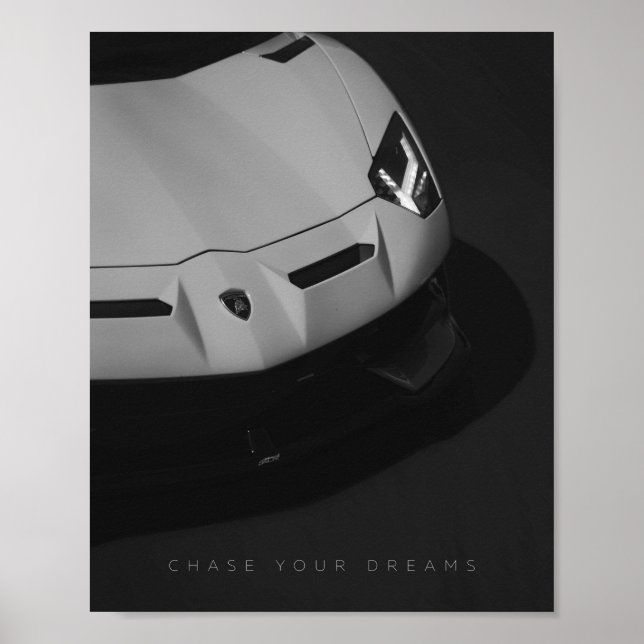 Poster Poursuivez vos rêves | Motivation (Devant)