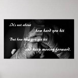 Poster Poursuivre l'évolution de l'affiche motivationnell